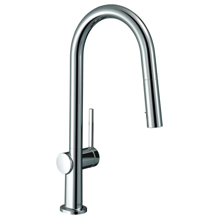 Kitchen Faucet Talis N 1 Lever ADA Chrome Pull Down 2 Function High Arc 360 Degree Swivel 7-1/8 Inch 1.75 Gallons per Minute