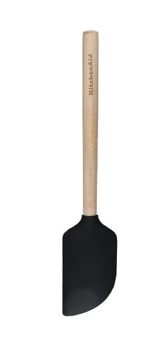 Kitchenaid Maple Wood Scraper Spatula Silicone