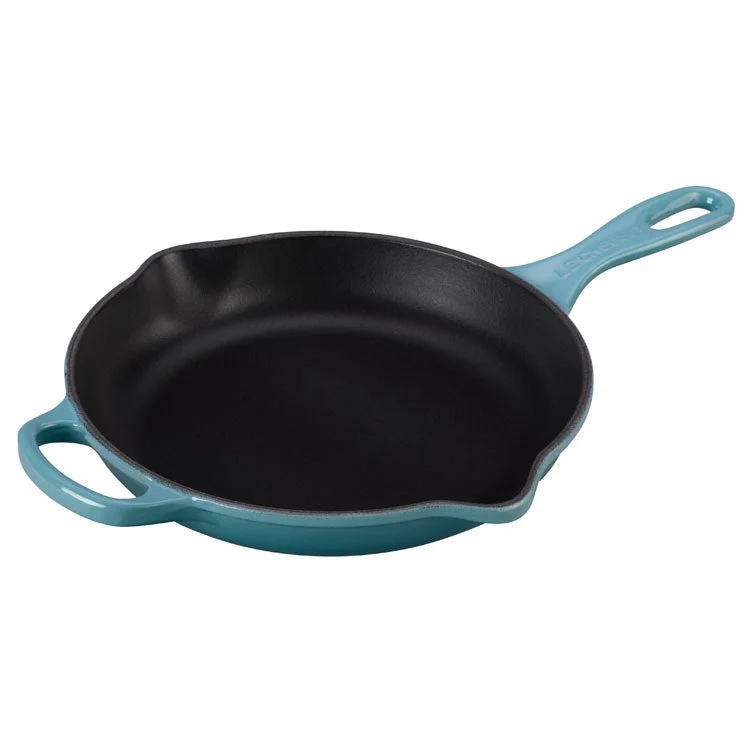 Signature 1-3/8-Quart (9") Cast Iron Skillet with Iron Handle - Caribbean