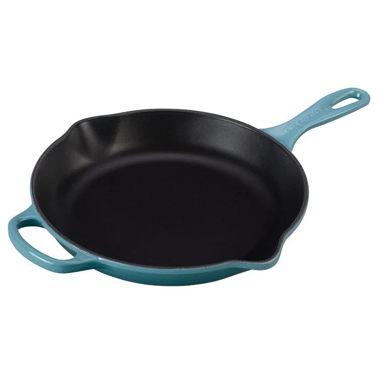 Signature 1.75-Quart (10.25") Cast Iron Skillet with Iron Handle - Caribbean