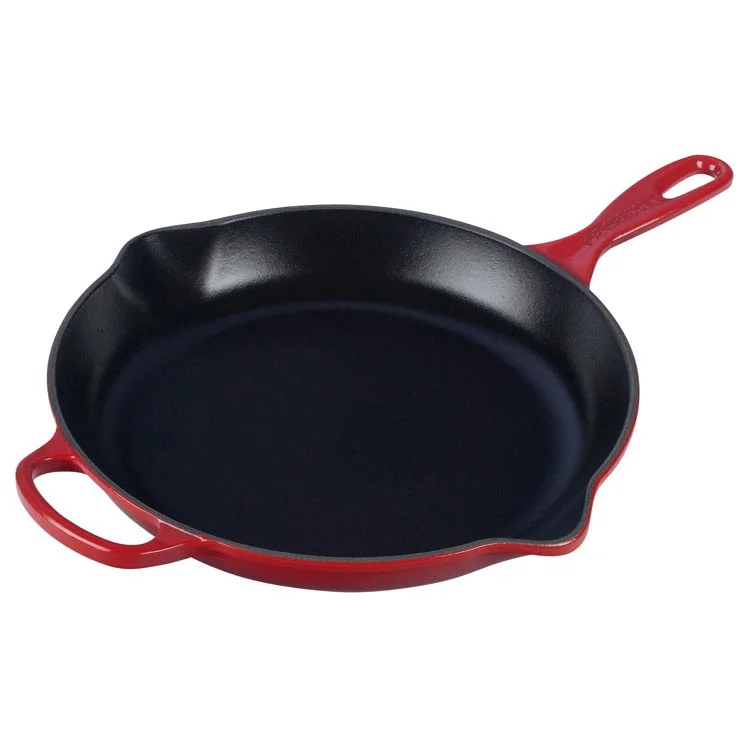 Signature 2-3/8-Quart (11.75") Cast Iron Skillet with Iron Handle - Cerise