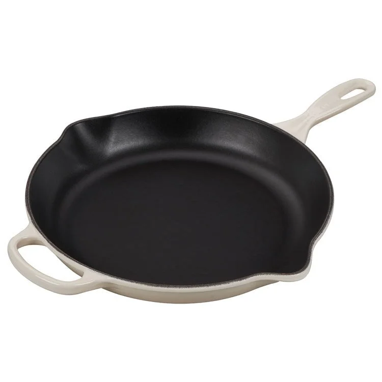 Signature 2-3/8-Quart (11.75") Cast Iron Skillet with Iron Handle - Meringue