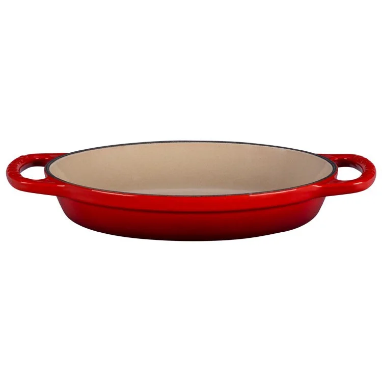 Signature 5/8-Quart Cast Iron Oval Baker - Cerise