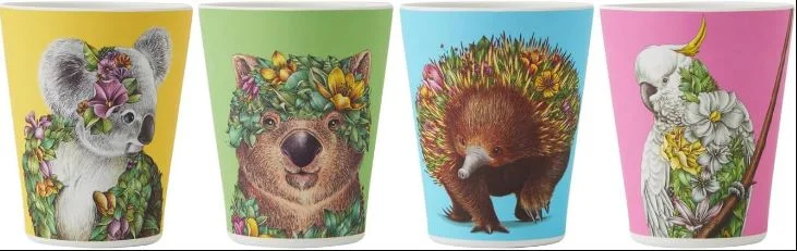 Maxwell & Williams Marini Ferlazzo Wild Planet Bamboo Tumbler Set Of 4