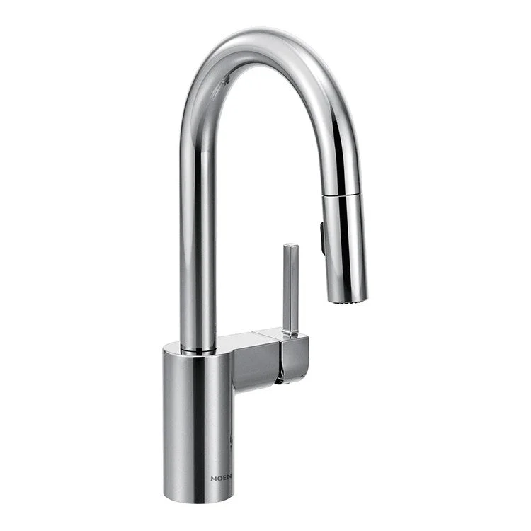 Align Single Handle High-Arc Pull Down Bar/Prep Faucet