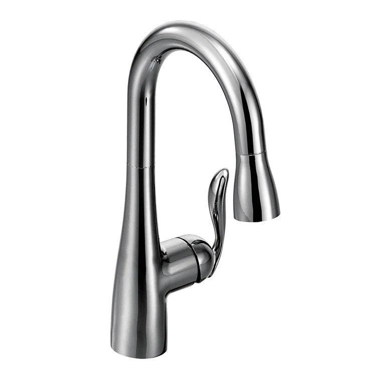 Arbor Single Handle High-Arc Pull Down Bar/Prep Faucet