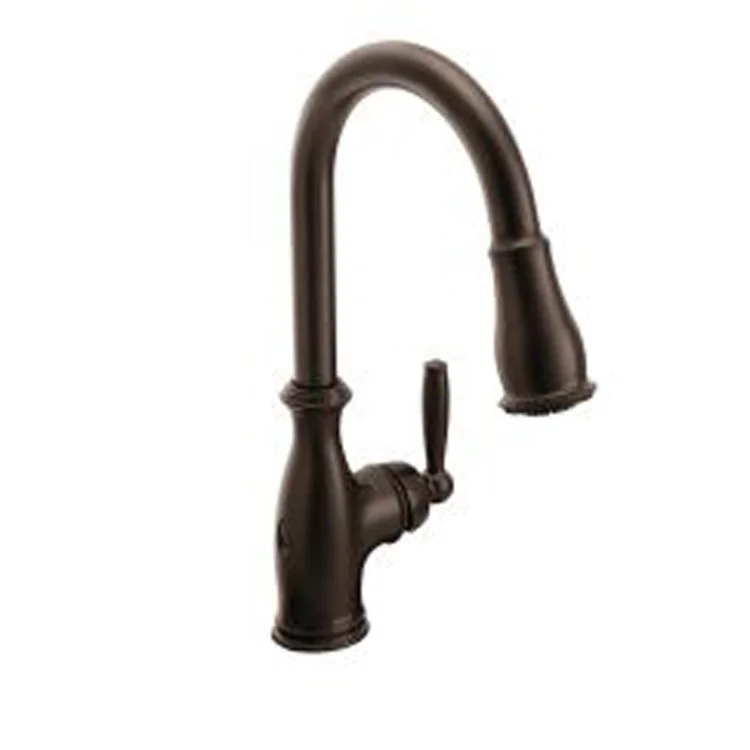 Kitchen Faucet Brantford MotionSense Wave 1 Lever ADA Oil Rubbed Bronze Pull Down