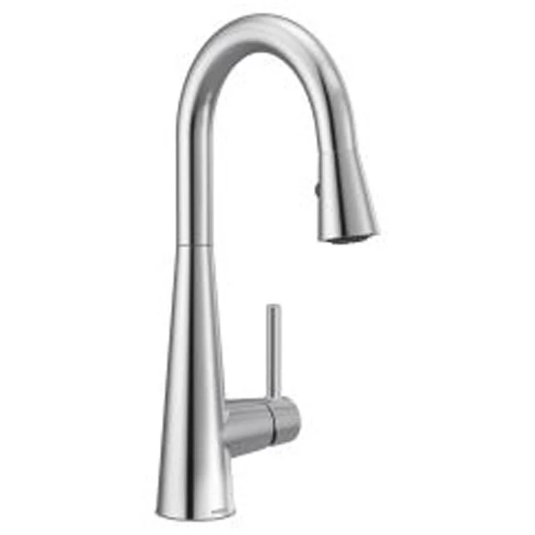 Bar Faucet Sleek 1 Lever ADA Chrome Pull Down 1.5 Gallons per Minute