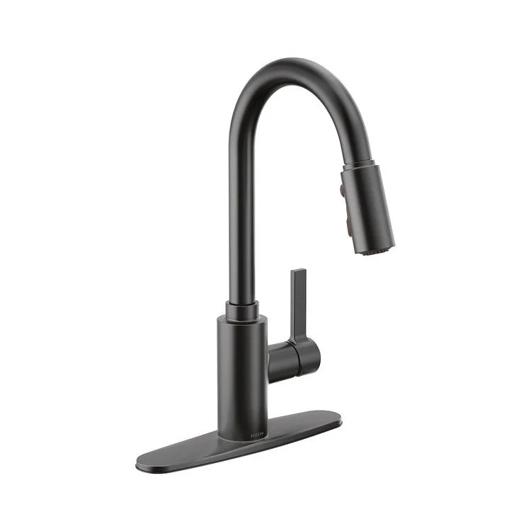 Kitchen Faucet Cia 1 Lever ADA Matte Black 1.5 Gallons per Minute