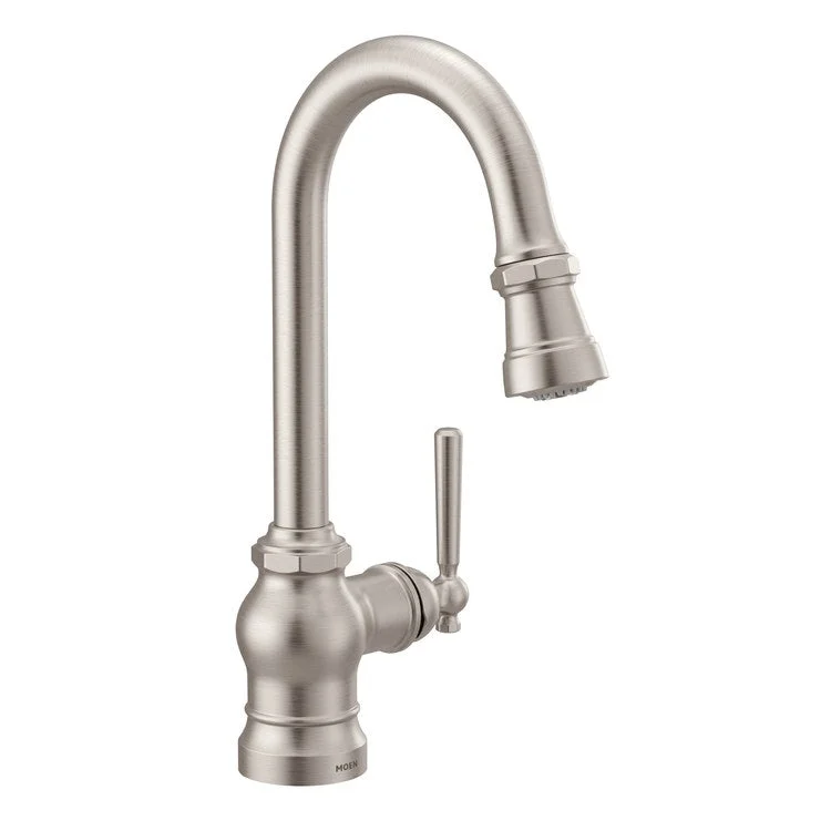 Bar Faucet Paterson 1 Lever ADA Spot Resist Stainless Pull Down