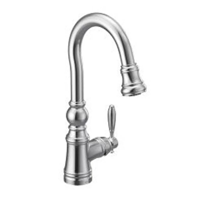 Bar Faucet Weymouth Prep 1 Lever ADA Chrome Pull Down