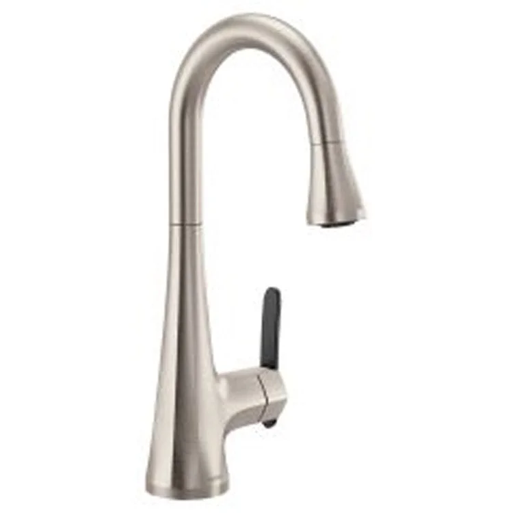 Bar Faucet Sinema 1 Lever ADA Spot Resist Stainless Pull Down 1.5 Gallons per Minute