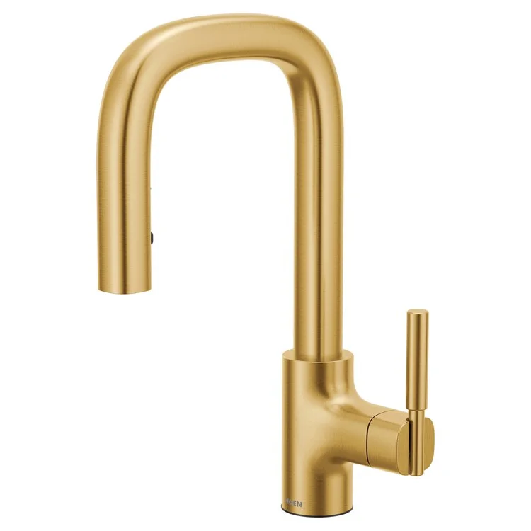 Bar Faucet Tenon 1 Lever ADA CALGreen Brushed Gold PowerBoost 1.5 Gallons per Minute