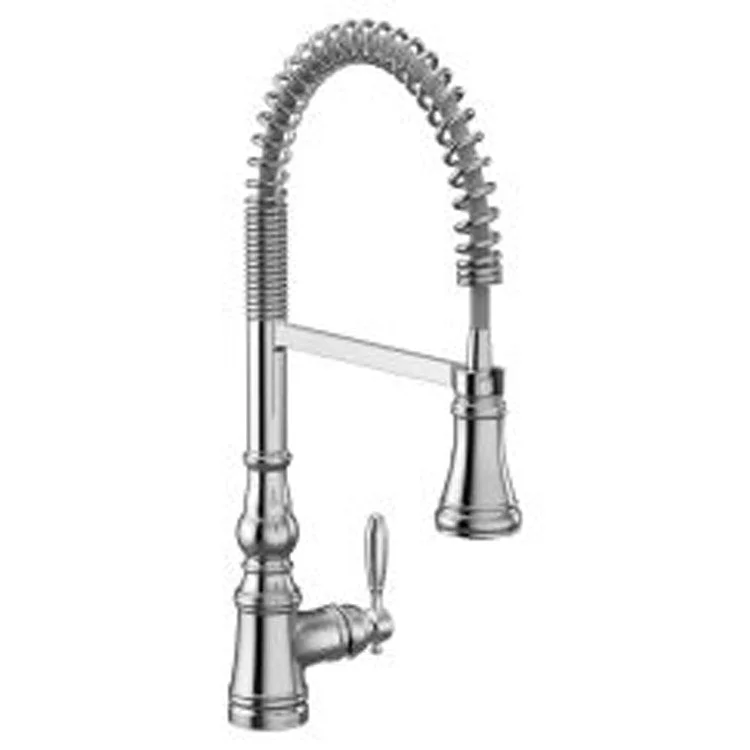 Kitchen Faucet Weymouth Spigot 1 Lever ADA Chrome Pull Down