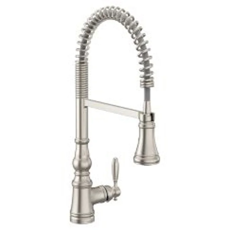 Kitchen Faucet Weymouth Spigot 1 Lever ADA Spot Resist Stainless Pull Down