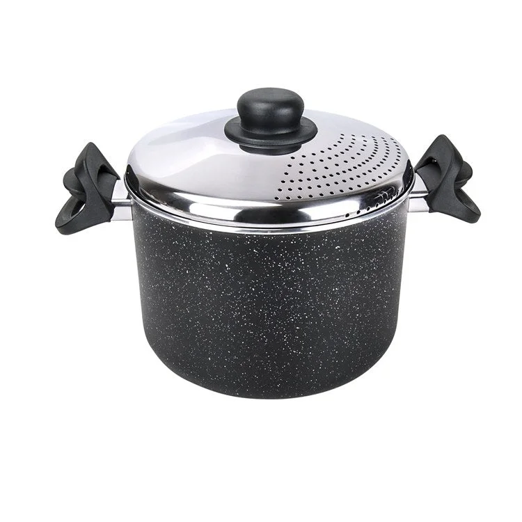 Etnea 6.25-Quart Stock Pot with Strainer Lid