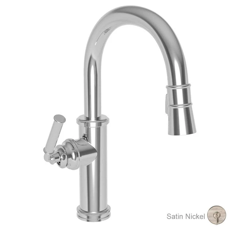 Taft Single Handle Pull Down Bar/Prep Faucet