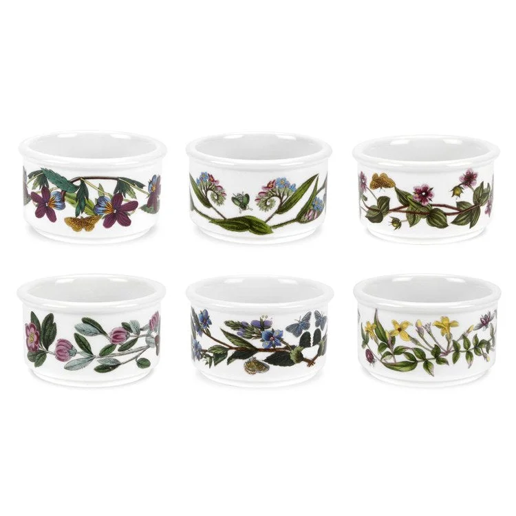 Botanic Garden Stackable Ramekins Set of 6 - Assorted Motifs