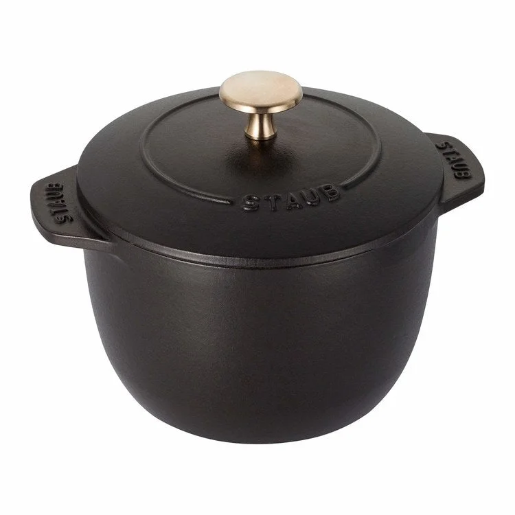 1.5-Quart Cast Iron Petite French Oven - Matte Black