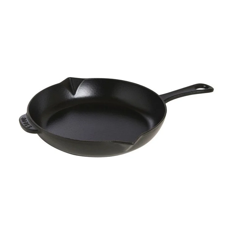 10" Cast Iron Fry Pan - Matte Black