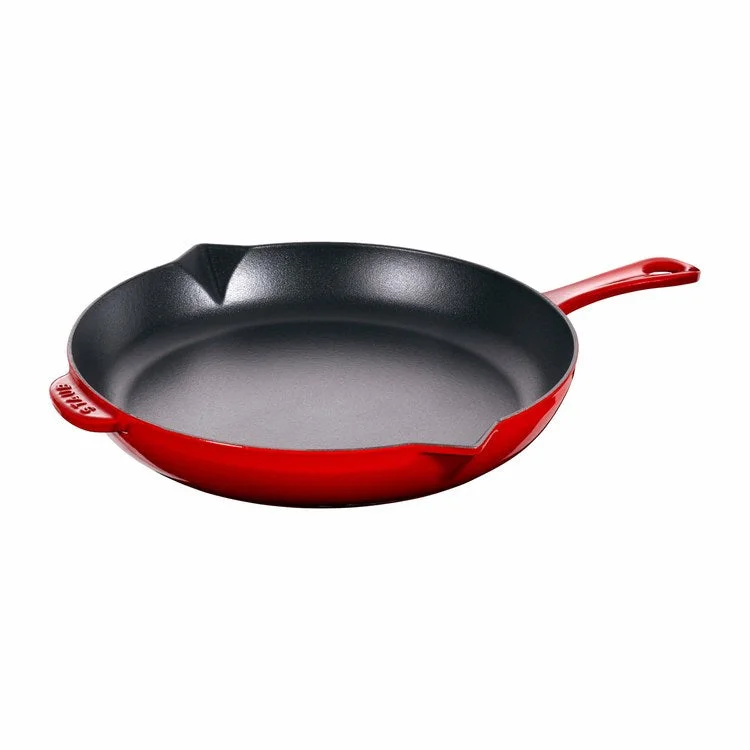 10" Cast Iron Fry Pan - Cherry