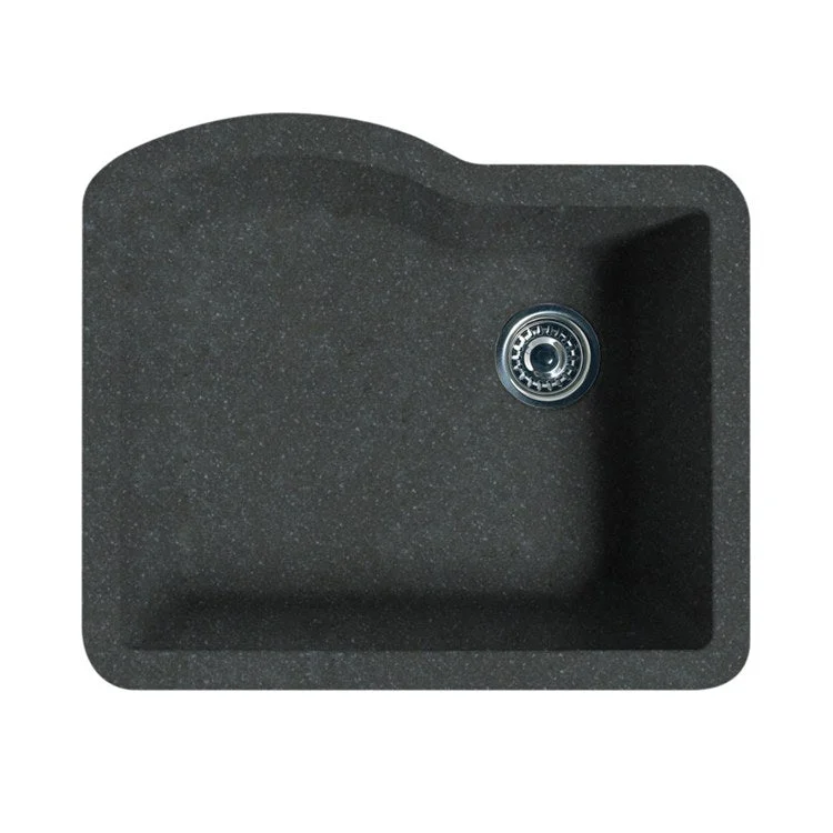 Kitchen Sink 25 x 22 Inch 1 Bowl Nero Undermount