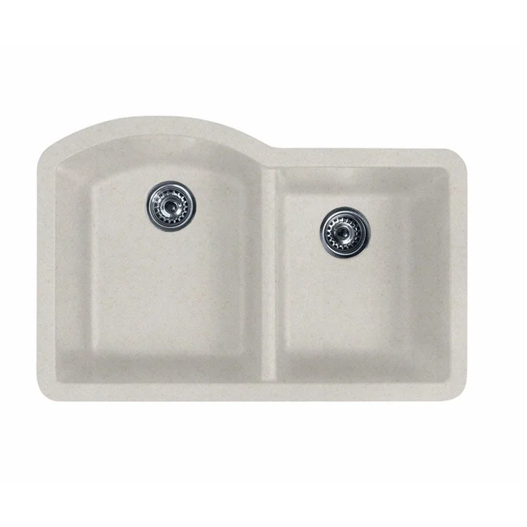 Kitchen Sink 33 x 22 Inch 2 Bowl Granito Undermount