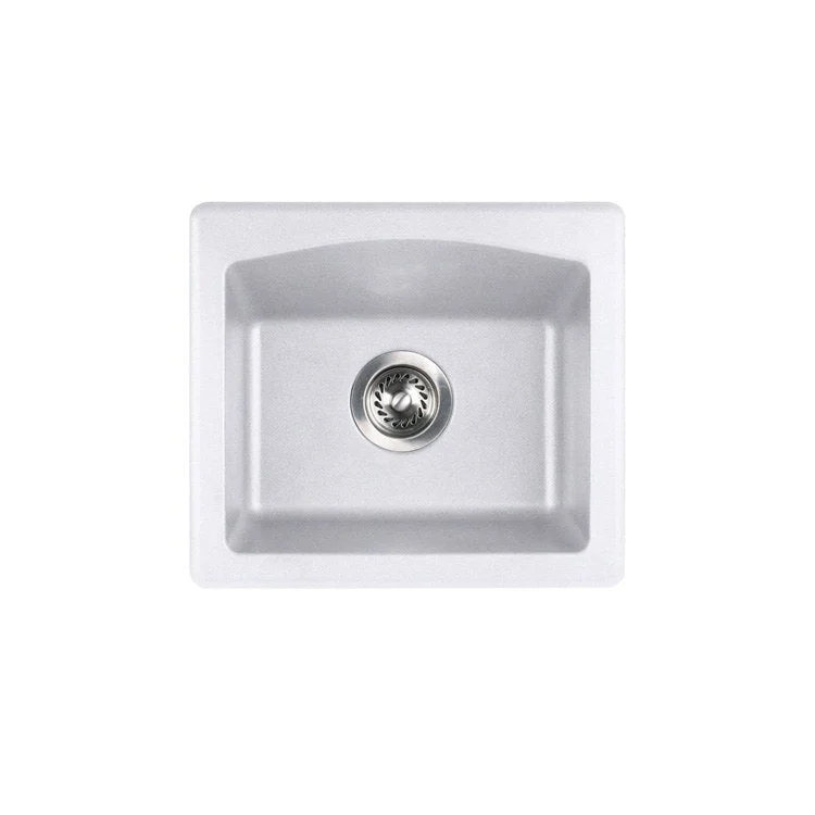 Bar Sink 18 x 16 x 7-1/2 Inch Single Bowl 1 Hole Granito