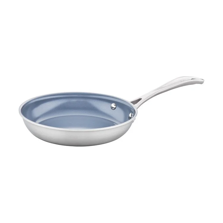 Spirit 3-Ply 8" Stainless Steel and Ceramic Nonstick Fry Pan