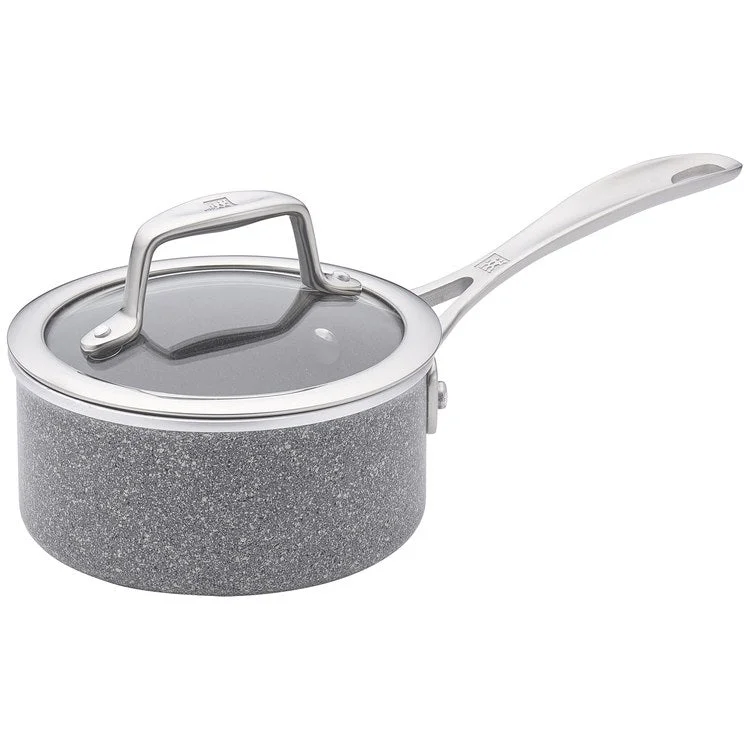 Vitale 1-Quart Nonstick Aluminum Saucepan with Lid