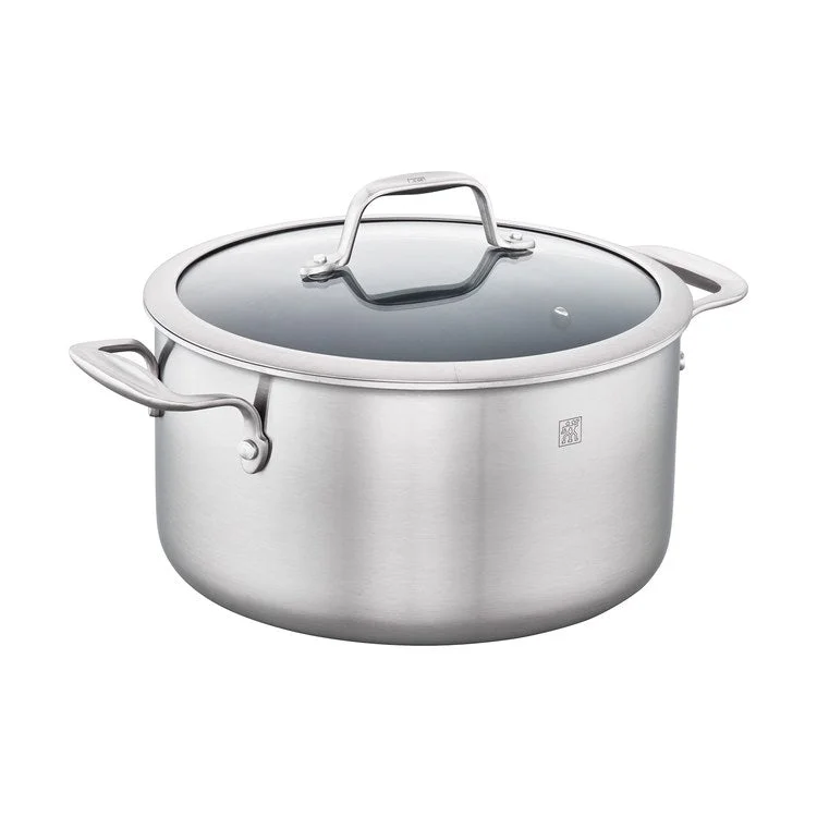 Spirit 3-Ply 6-Quart Stainless Steel and Ceramic Nonstick Dutch Oven