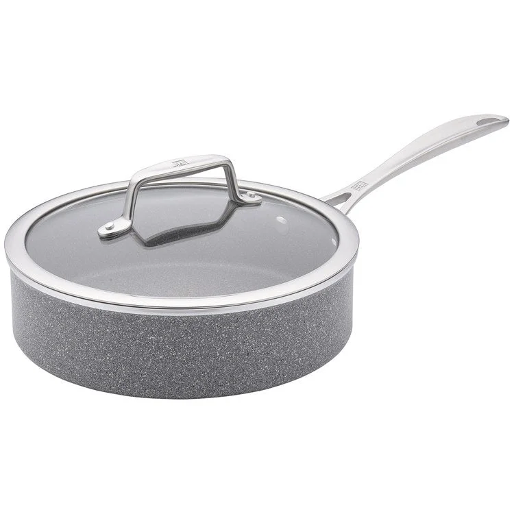 Vitale 3-Quart Nonstick Aluminum Saute Pan with Lid